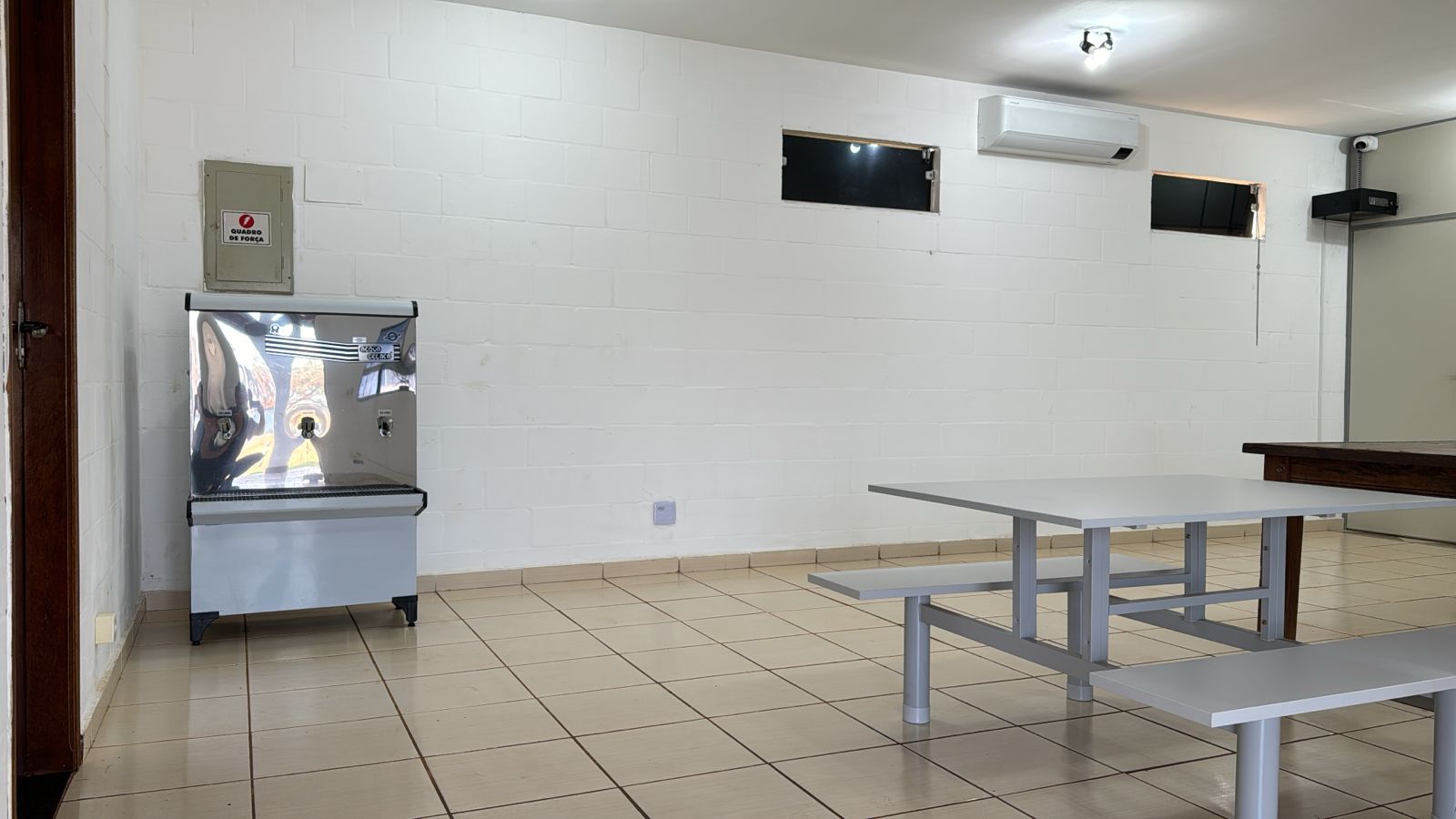 Espaço para alimentação